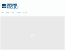 Tablet Screenshot of greatlakesmedicalsales.com